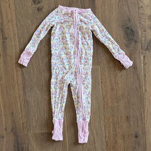 Little Sleepies Pastek Rainbow Zippie
